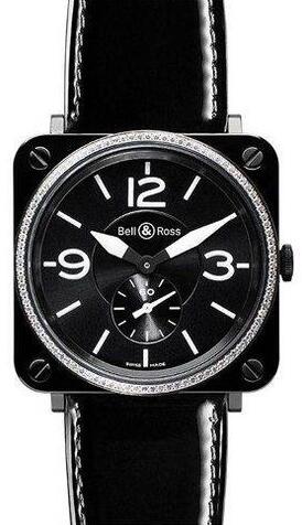 Bell & Ross BR S BR-S-BLACK-CERAMIC-DIAMONDS-LS Replica Watch